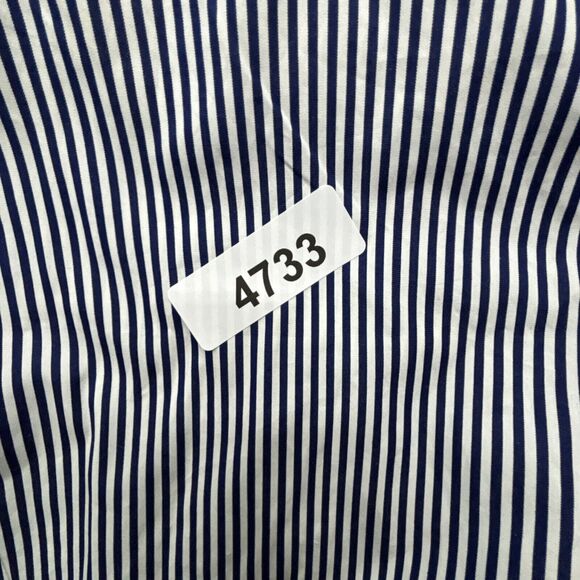 Ralph Lauren Shirt Mens 3XLT Blue Striped Long Sleeve Oversized - Picture 11 of 11